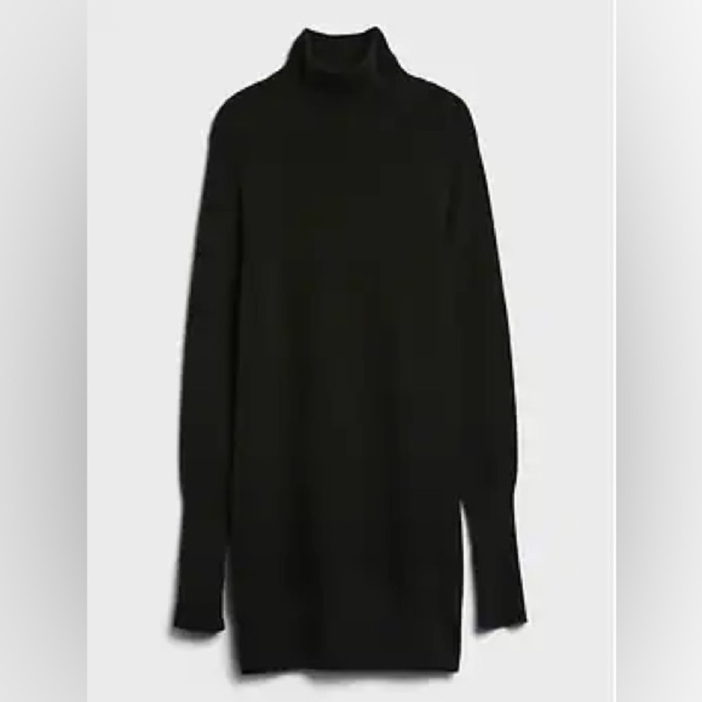 Banana Republic Landa 100% Merino Wool Sweater dress size S tall - Picture 4 of 12